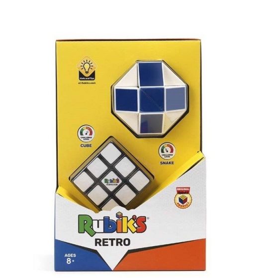 Rubiks Retro 2-pack - Snake og 3x3 standard kube
