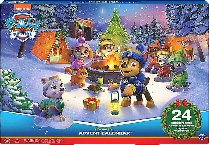 Paw Patrol Advent Calendar 2022 - adventskalender med figurer och tillbehör