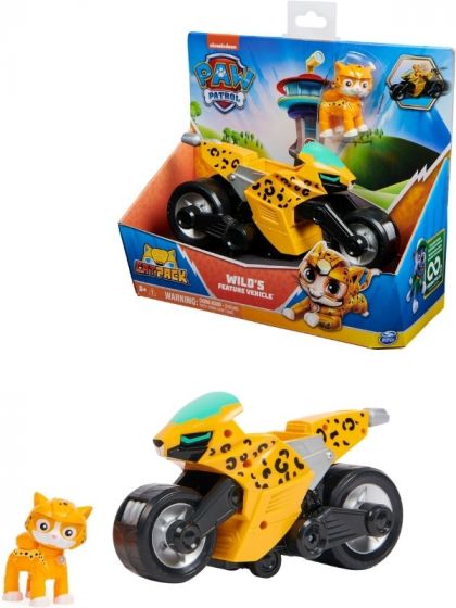 Paw Patrol Cat Pack Wild figursæt - Wild-figur og køretøj