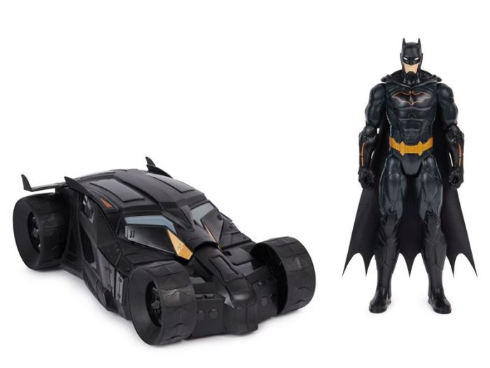 Batman Batmobile med Tactical Batmanfigur - 30 cm
