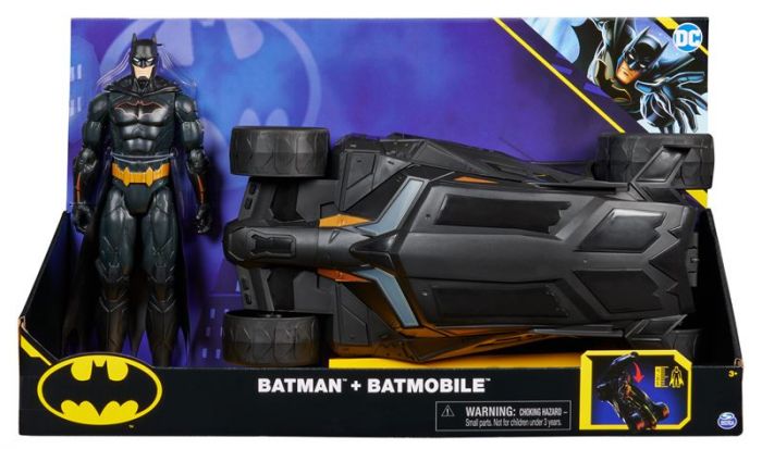 Batman Batmobile med Tactical Batmanfigur - 30 cm