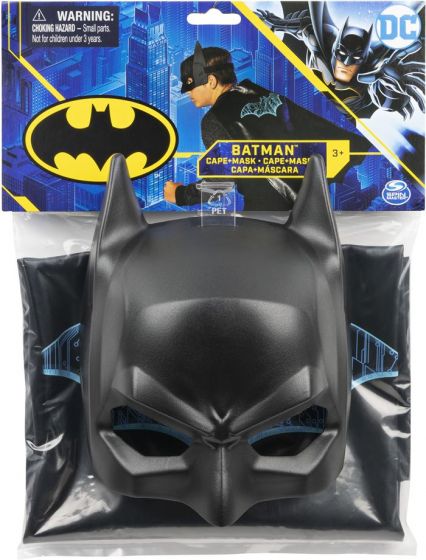 Batman maskeradkläder - Mask och kappa - One-size