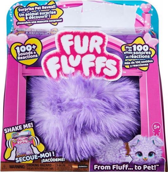 Fur Fluffs interaktiv valp - mjukt gosedjur med 100+ ljud och reaktioner - 18 cm