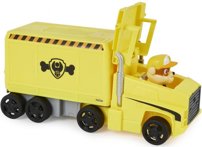 PAW Patrol Big Truck Pups Rubble - figur och räddningsbil med kran