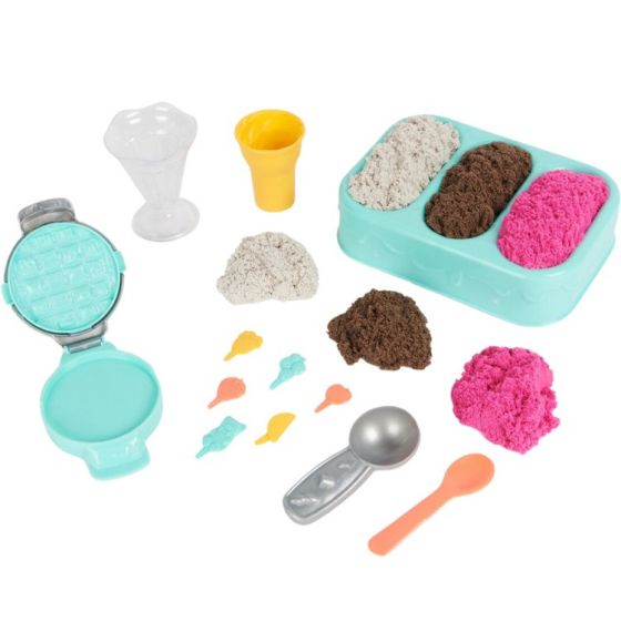 Kinetic Sand kit med magisk sand - glass