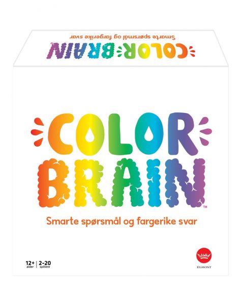 Color Brain spørrespill - smarte spørsmål og fargerike svar - quiz for familien