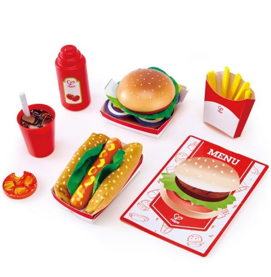Hape fast food lekemat i tre - 27 deler
