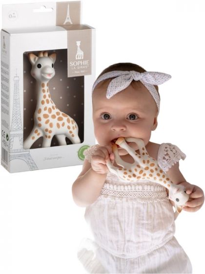 Sophie la Girafe bitleksak i presentförpackning