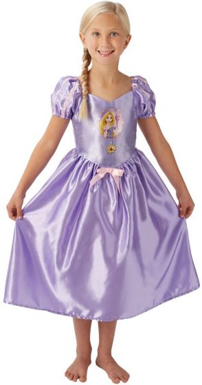 Disney Princess Rapunzel kostyme - lilla kjole - 3-4 år - 104 cm