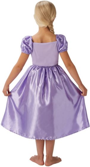 Disney Princess Rapunzel kostyme - lilla kjole - 3-4 år - 104 cm