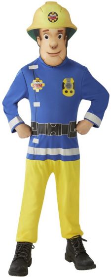 Brandmand Sam kostume - 6 år - 116 cm