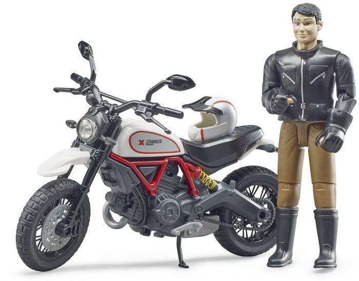 Bruder Ducati Desert Sled Motorsykkel med figur - 63051