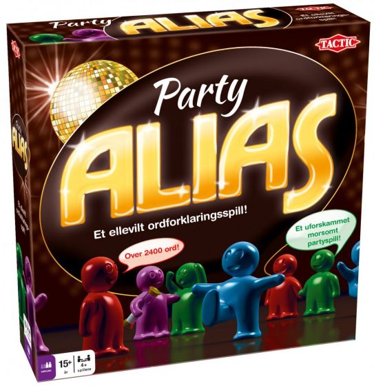 Party Alias brettspill - et ellevilt ordforklaringsspill for voksne
