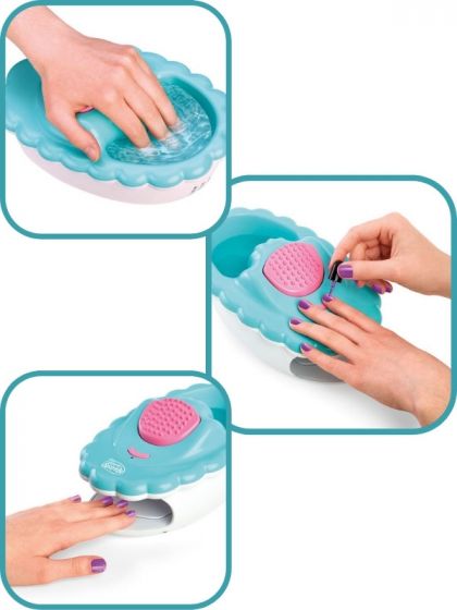 Shimmer 'n Sparkle Ultimate nail spa - 5-i-1 neglstudio med massasjefunksjon og negletørker