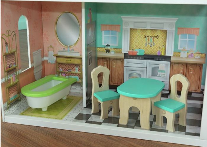 KidKraft Florence dukkehus - med 11 møbler og tilbehør