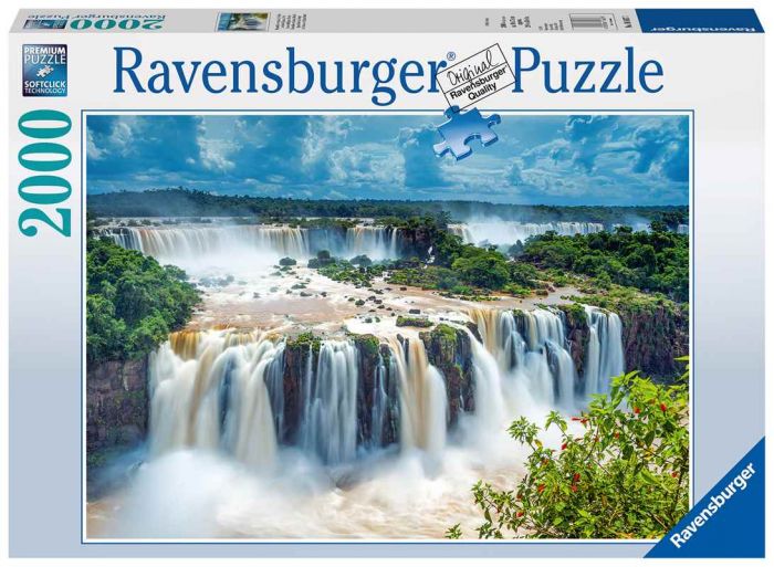Ravensburger puslespil 2000 brikker - Iguazu-vandfaldene