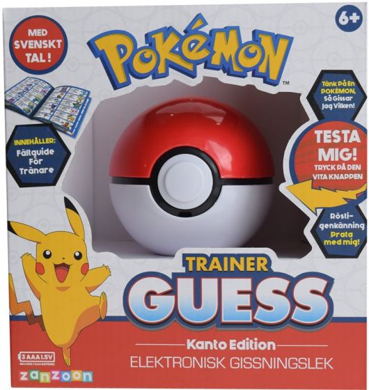 Pokemon Trainer Guess - elektronisk gissningslek med svensk tal