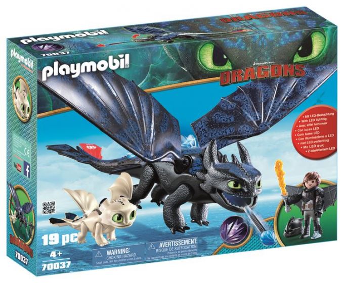 Playmobil Dragons Tannlaus og Hikken med minidrage 70037