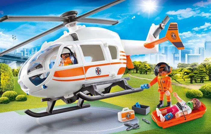 Playmobil City Life Redningshelikopter 70048