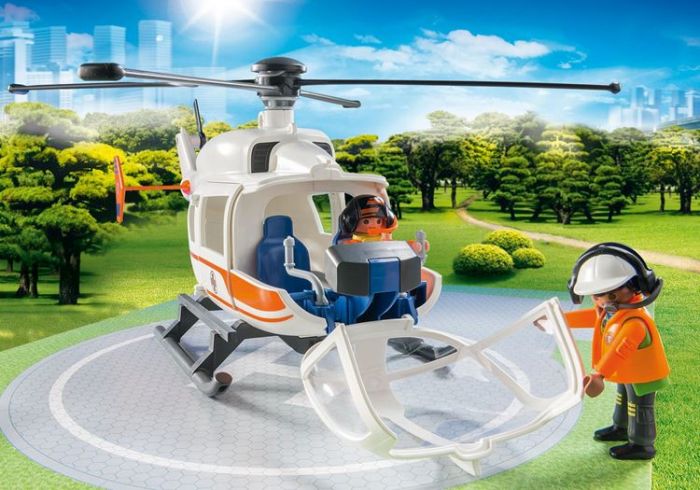 Playmobil Räddningshelikopter 70048