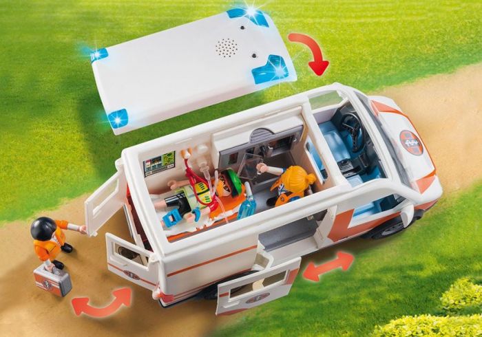 Playmobil City Life Ambulance med lys og lyd 70049