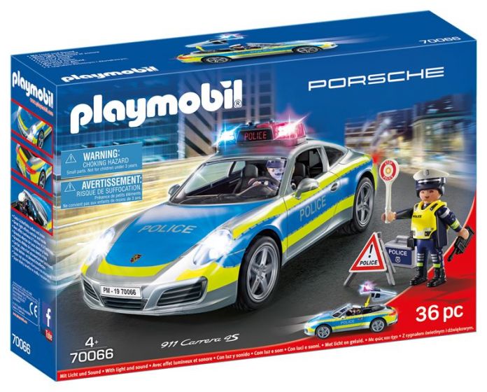 Playmobil Porsche 911 Carrera 4S Politi 70066