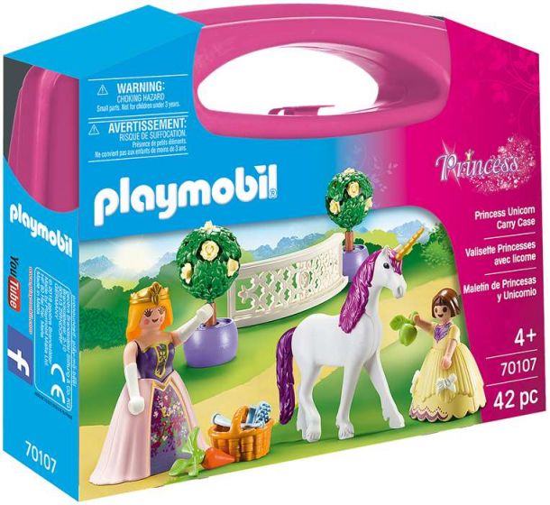 Playmobil Princess enhjørning lekesett i koffert 70107