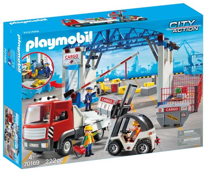 Playmobil City Action Flygplatsens lasthall med transportfordon 70169