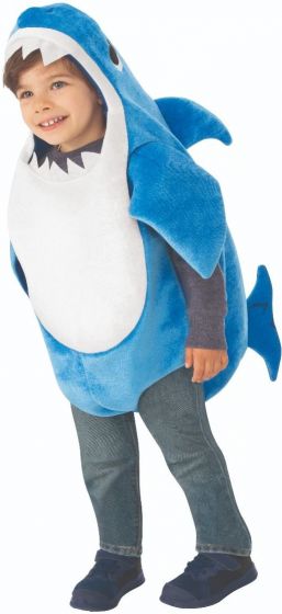 Baby Shark Daddy Shark kostyme med lyd - 3-4 år - 104 cm