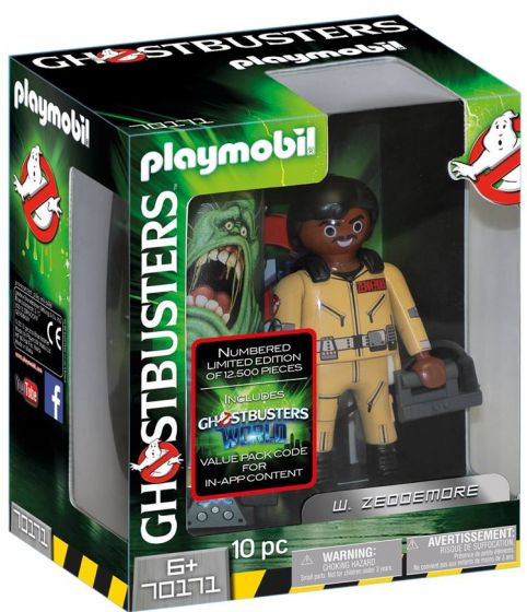 Playmobil Ghostbusters Samlarutgåva W. Zeddemore - figur 70171