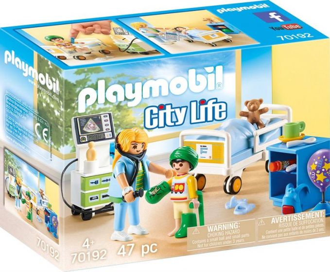 Playmobil City Life Barnerom på sykehuset 70192