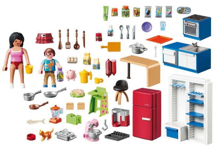 Playmobil Dollhouse Familiekøkken 70206