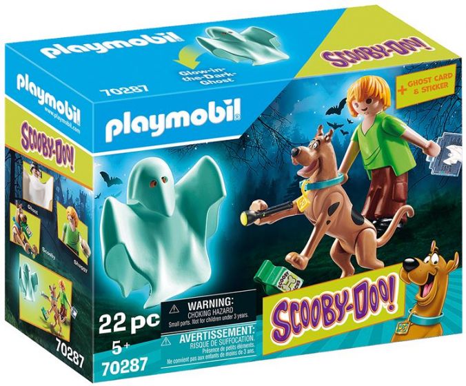 Playmobil SCOOBY-DOO! Scooby och Shaggy med självlysande spöke 70287