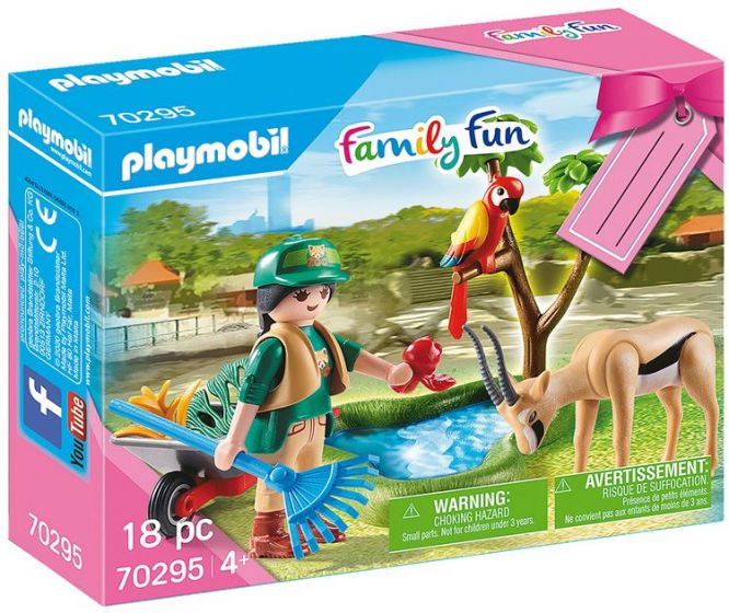 Playmobil Family Fun gavesett Dyrehage 70295