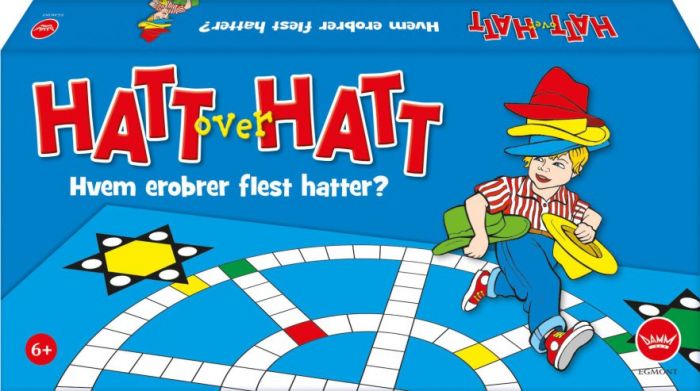 Hatt over Hatt brettspill - hver erobrer flest hatter?