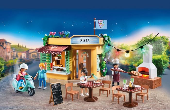 Playmobil City Life Pizzeria med uteservering 70336