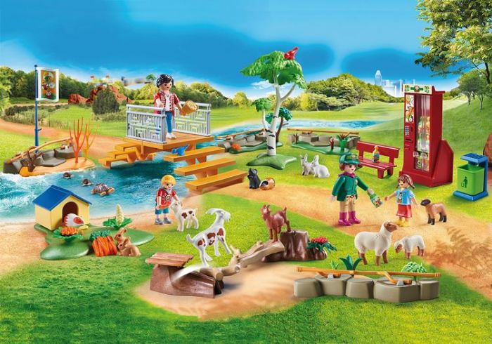 Playmobil Family Fun dyrehage - 111 deler - 70342