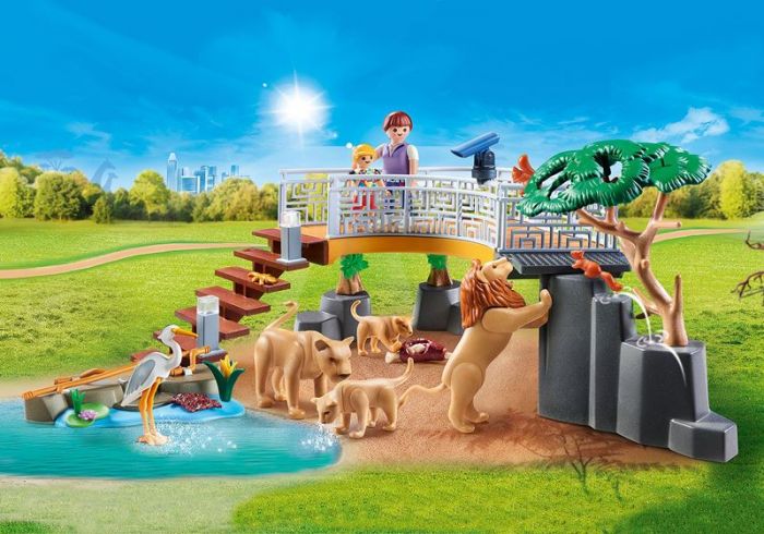 Playmobil Family Fun Zoo Lejon i inhägnad 70343