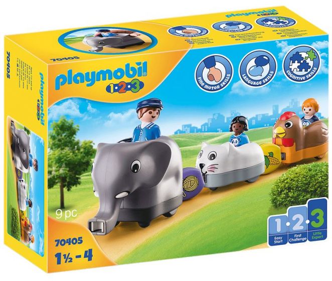 Playmobil 1.2.3 dyretog fra 18 mnd. - 70405
