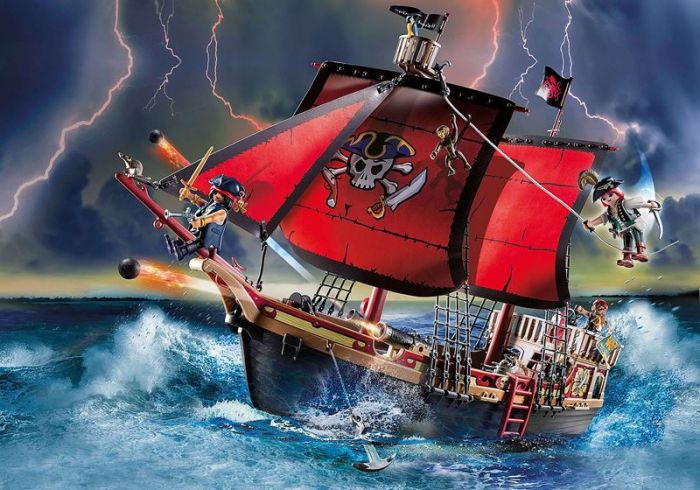 Playmobil Pirates Piratskepp med dödskallar 70411