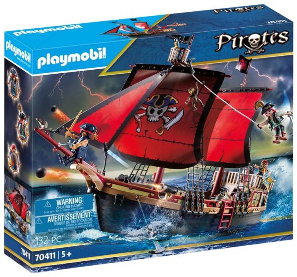 Playmobil Pirates Kampskip med dødninghode 70411