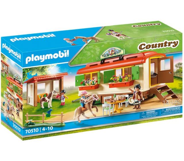 Playmobil Country Ponyleirens overnattingsvogn 70510