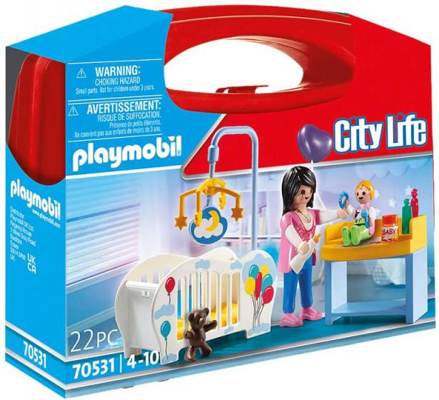 Playmobil City Life barneværelse lekesett i koffert 70531