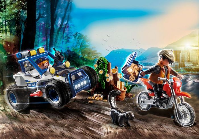 Playmobil City Action Polisterrängbil - Jakten på skattjuven 70570