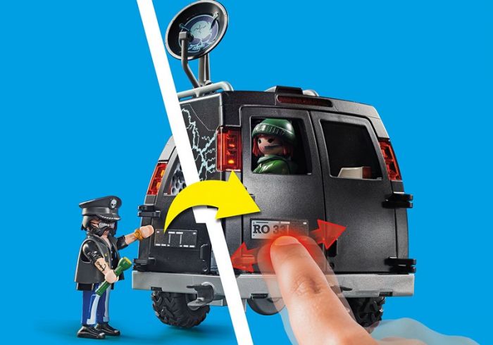 Playmobil City Action Politihelikopter - jakten på fluktbilen 70575