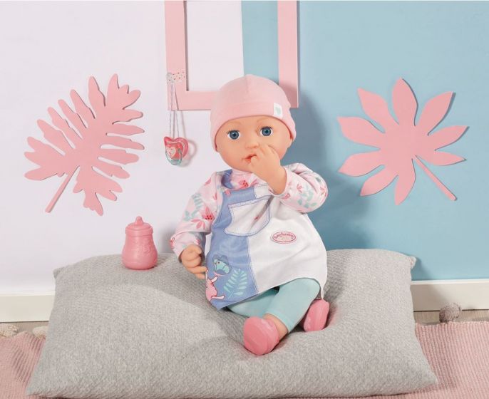 Baby Annabell Mia - dukke med myk kropp og soveøyne - 43 cm