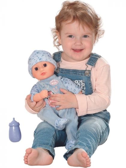 Baby Annabell Little Alexander - guttedukke med myk kropp og sovende øyne - 36 cm