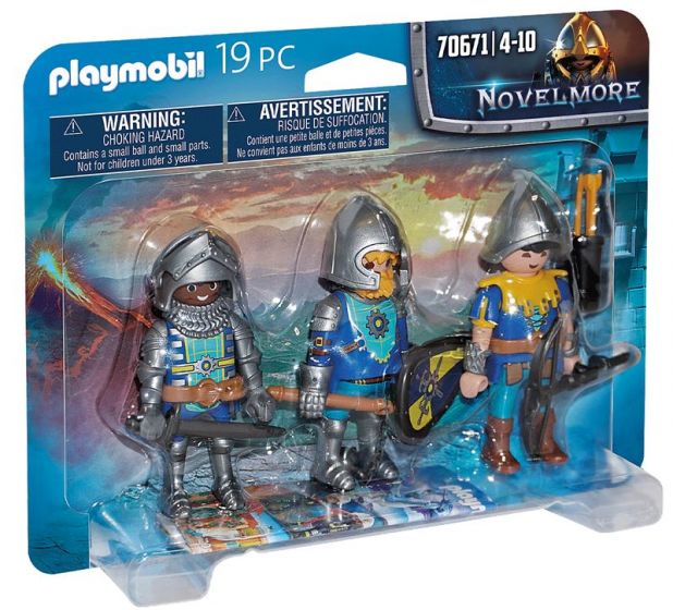 Playmobil Knights Novelmore 3 krigere fra Novelmore figurpakke 70671