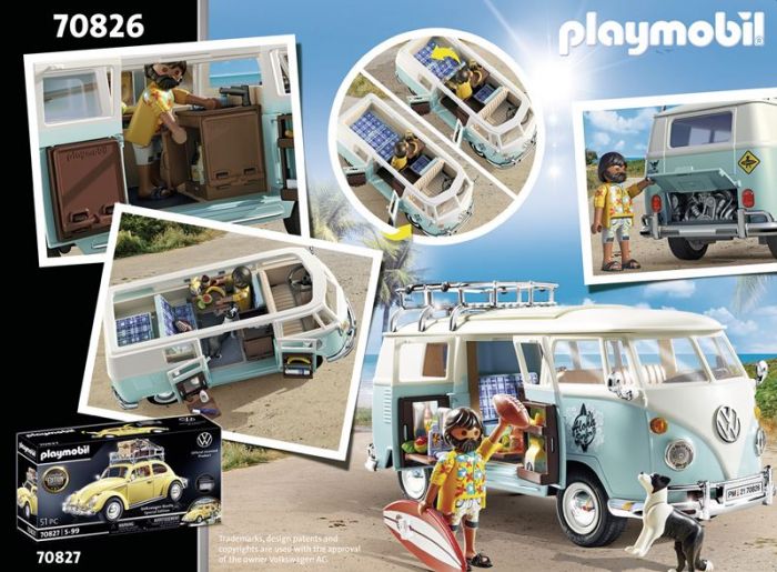 Playmobil Volkswagen SE T1 Camping Bus - Special Edition 70826