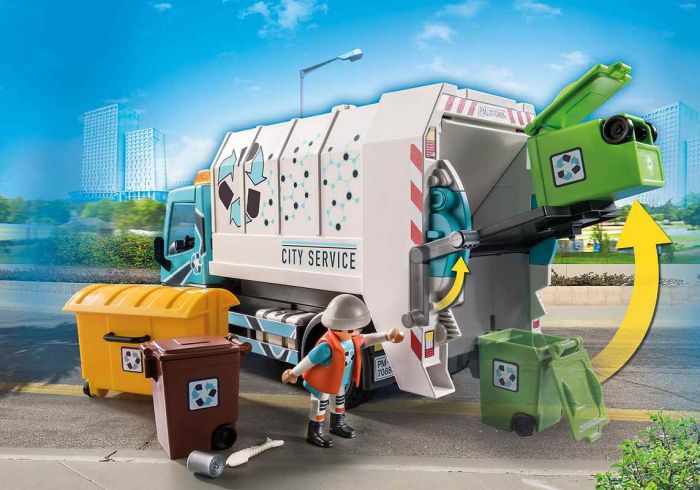 Playmobil City Life søppelbil med blinkende lys 70885